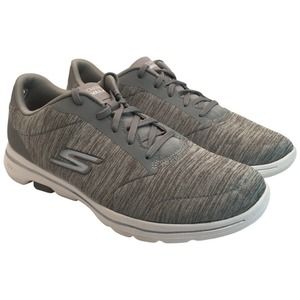 Skechers GoWalk 5 True Lace Up Athletic Sneaker Shoes SN15905 Gray 9.5